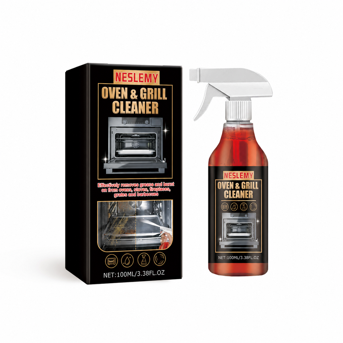 Buy 1 Get 1 Free🛡️NESLEMY Heavy-Duty Grill Degreaser Spray
