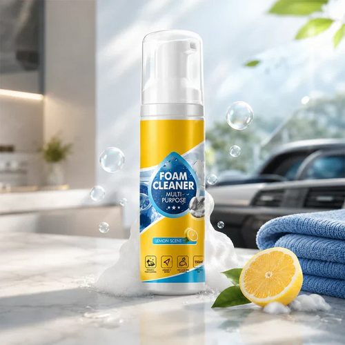 NESLEMY🔥4-in-1 Multi-Enzyme Foam Cleaner – Deep Clean Car, Kitchen, Bathroom & Sofa