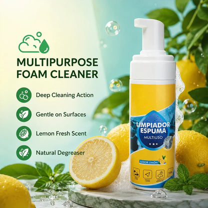 NESLEMY🔥4-in-1 Multi-Enzyme Foam Cleaner – Deep Clean Car, Kitchen, Bathroom & Sofa