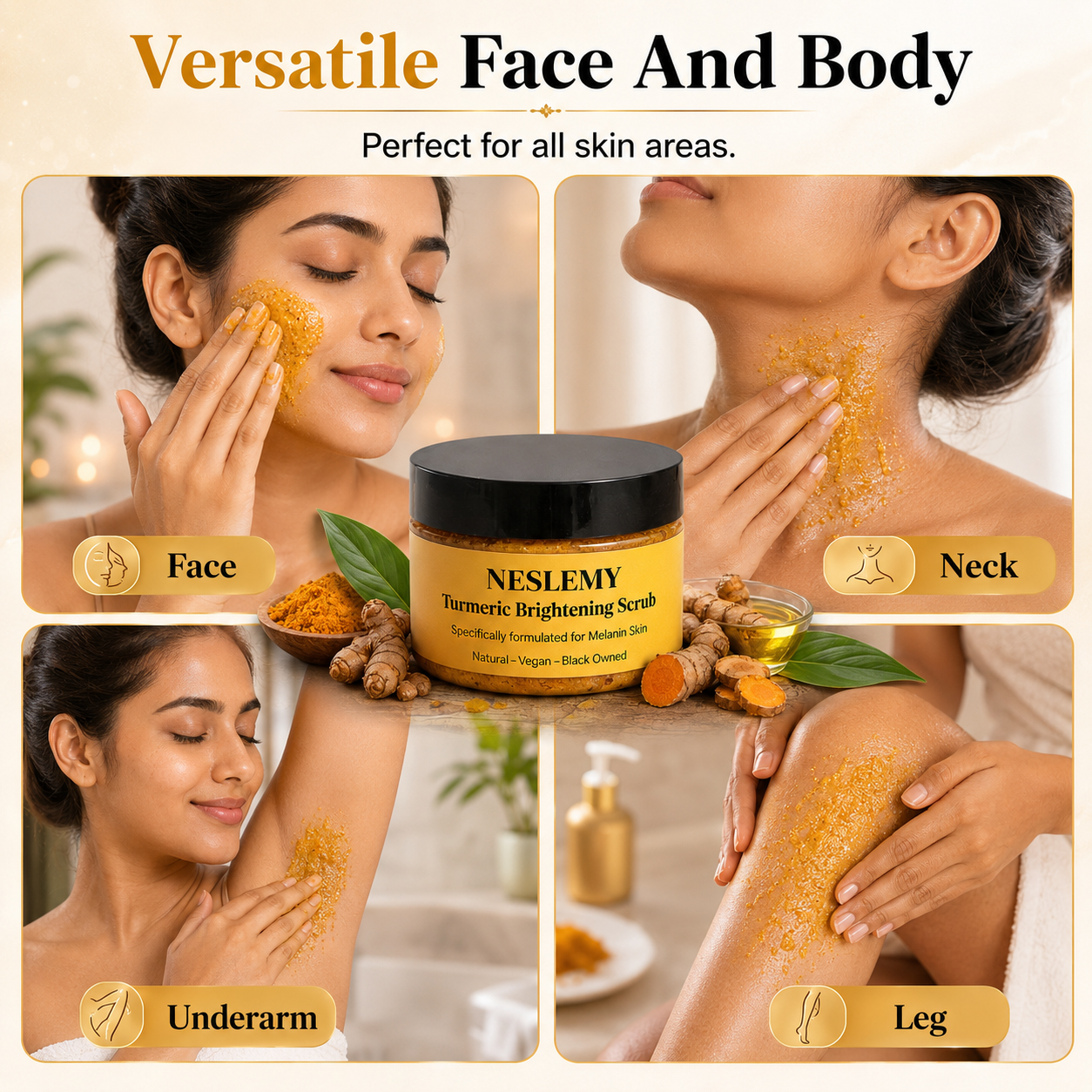 ✨NESLEMY Turmeric + Vitamin E Glow-Boosting Duo -Buff Away Dull