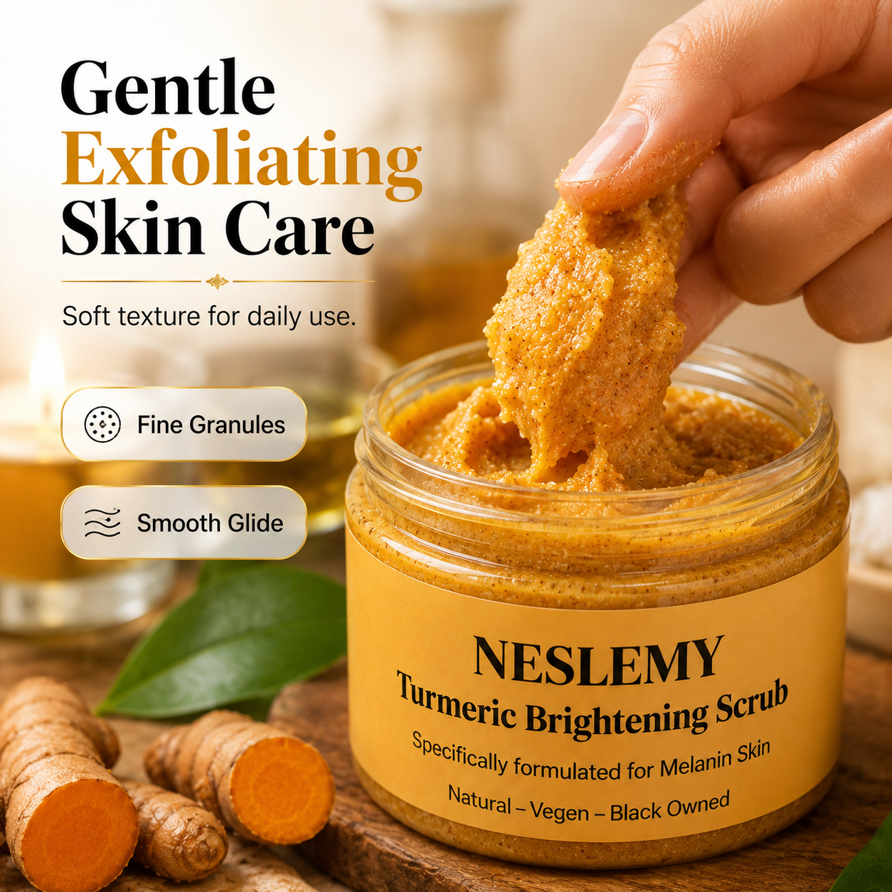 ✨NESLEMY Turmeric + Vitamin E Glow-Boosting Duo -Buff Away Dull