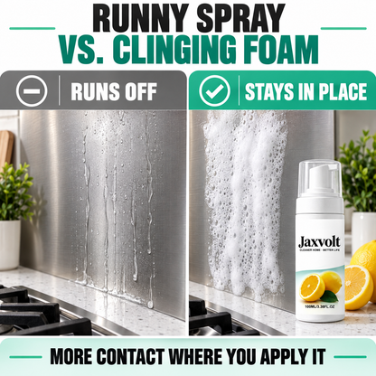 ✨Jaxvolt® Multi-Surface Foaming Cleaner – Kitchen, Bathroom & Car Interior Care