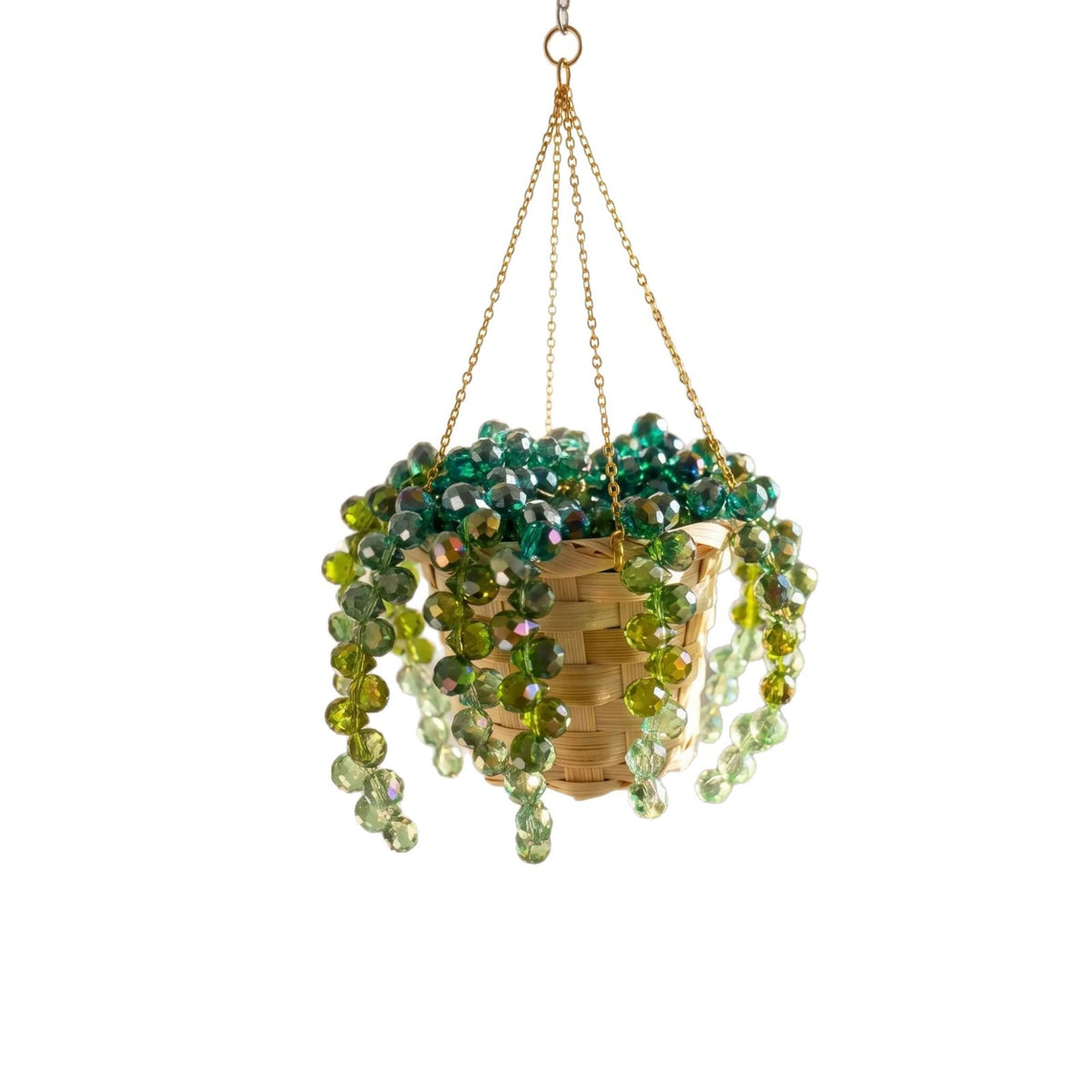✨ Crystal Succulent Suncatcher Hanging Decor