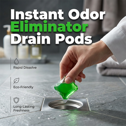 🏠💧Drain Deodorizer Pods – Say goodbye to embarrassing odours.