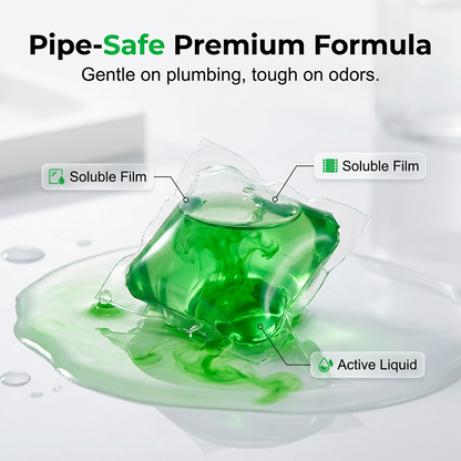🏠💧Drain Deodorizer Pods – Say goodbye to embarrassing odours.