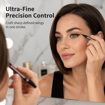 ✨2-in-1 Precision Wing Eyeliner – Waterproof, Quick-Dry & Easy-Correct